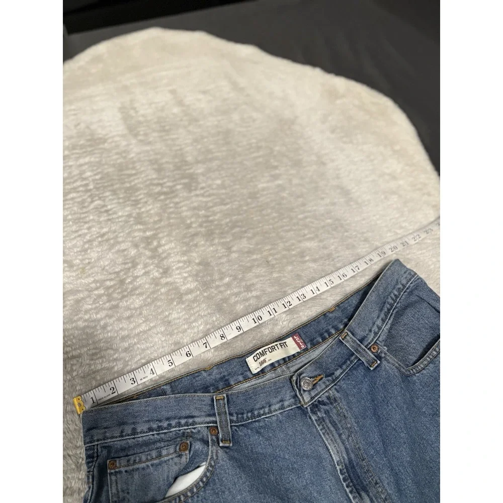 Levi's 560 Comfort Fit‎ Mens Blue Denim Jeans Size 40x38 Act 40x30 Pants